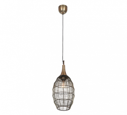Trio Lighting Κρεμαστό Φωτιστικό SORAYA 1xE27 Μέταλλο Old Brass