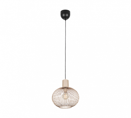 Trio Lighting Κρεμαστό Φωτιστικό 1xE27 GILA Μέταλλο Sand 33cm