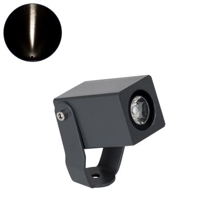 TREELIGHT-TREEMARO Σποτ Φωτισμού για Φυτά - Δέντρα LED 3W 345lm 8° 24V - IP67 - 4500K - Γκρι Ανθρακί 