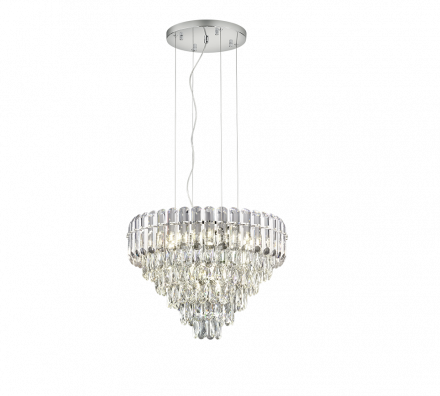 Trio Lighting Κρεμαστό Φωτιστικό 12xE14 MALIZIA Chrome