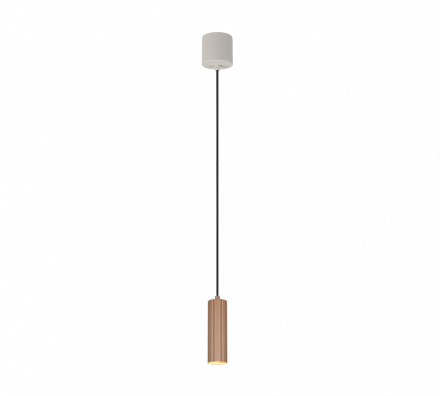 Trio Lighting Κρεμαστό Φωτιστικό 1xGU10 SOKA Coffee-Γκρι Μέταλλο