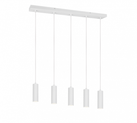 Trio Lighting Κρεμαστό Φωτιστικό 5xGU10 SOKA Λευκό Ματ Μέταλλο