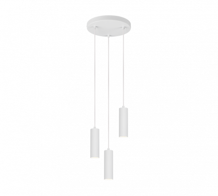 Trio Lighting Κρεμαστό Φωτιστικό 3xGU10 SOKA Λευκό Ματ Μέταλλο