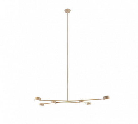 Trio Lighting Κρεμαστό Φωτιστικό 6xGX53 CODA Μπεζ