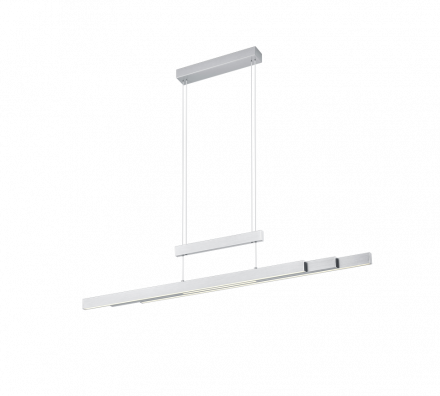 Trio Lighting Κρεμαστό Φωτιστικό LED 45W CCT TRAJAN Nickel Mat