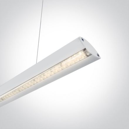 One Light Γραμμικό Φωτιστικό Bar LED 16W 6000K Die Cast Λευκό 100-240V
