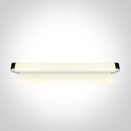 Απλίκα Μπάνιου Με Κλιπ Για Καθρέπτη LED 15W 4000K Πλαστικό Chrome IP44 88cm