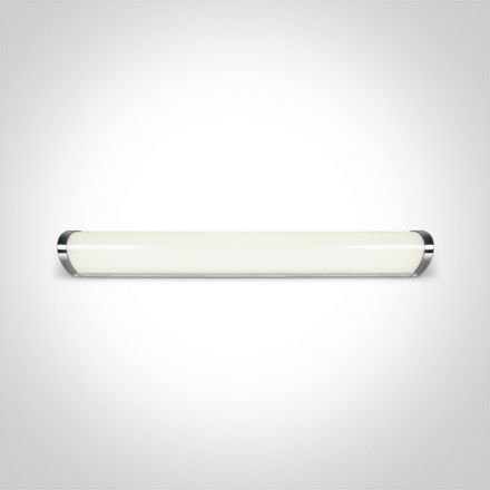 Απλίκα Μπάνιου SMD LED 16W 4000K Αλουμίνιο Chrome IP44 60cm