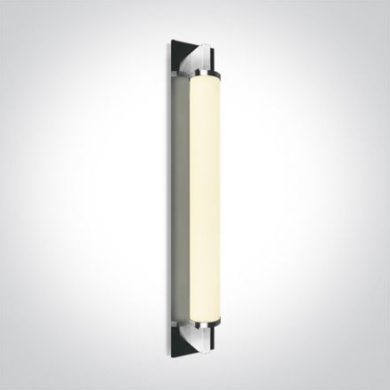 Φωτιστικό Μπάνιου LED 18W 4000K Αλουμίνιο/Γυαλί Chrome IP44