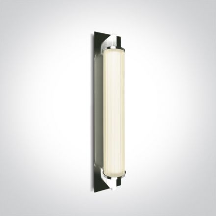 One Light Φωτιστικό Μπάνιου LED 18W 3000K Αλουμίνιο/Γυαλί Chrome IP44