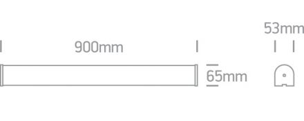 Απλίκα Μπάνιου LED 20W 3000K Αλουμίνιο Chrome IP44