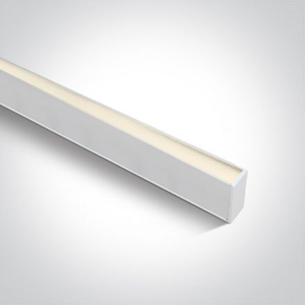 Γραμμικό Φωτιστικό 40W 3000K 230V Λευκό 120cm UGR19