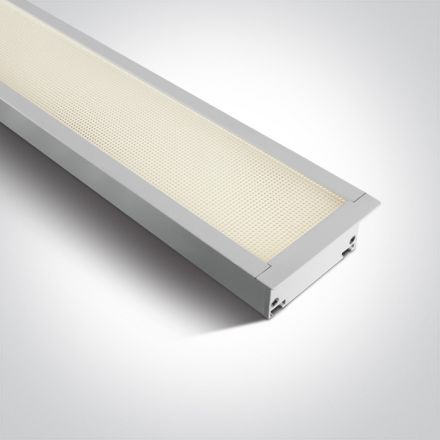 Χωνευτό Γραμμικό Φωτιστικό 40W 3000K 230V Λευκό UGR19