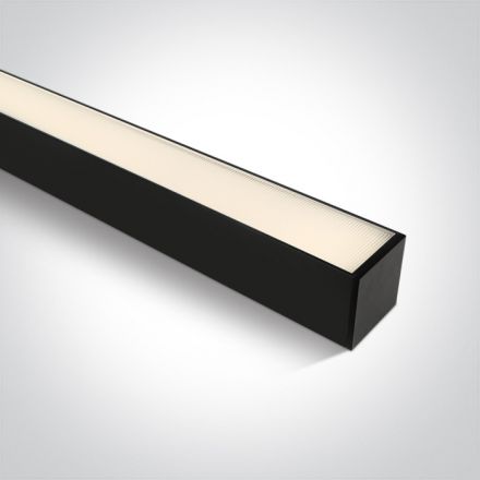 Γραμμικό Φωτιστικό 40W 3000K 230V Μαύρο 120cm UGR19