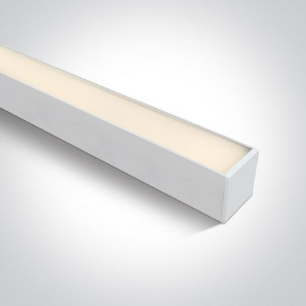 Γραμμικό Φωτιστικό 40W 3000K 230V Λευκό 120cm UGR19