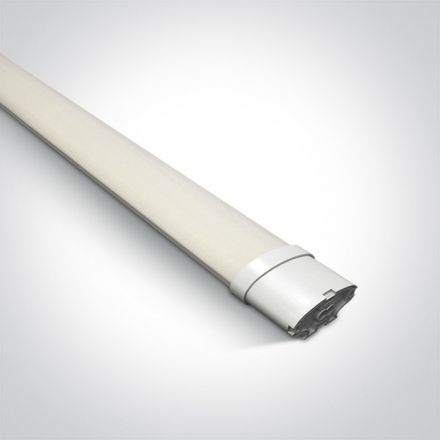 Γραμμικό Φωτιστικό Συνδεόμενο LED 45W 4000K 150cm PC Λευκό IP65 100-240V