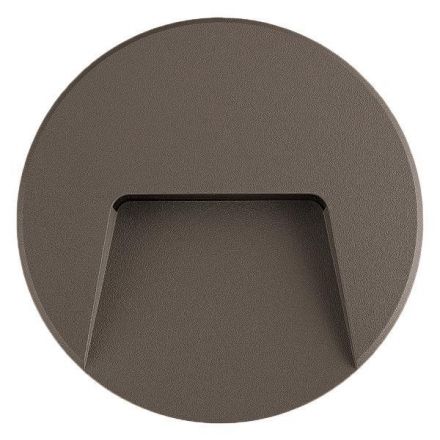 Φωτιστικό Τοίχου SLIM LED 3W IP65 230V 3000K Φ135mm Γραφίτης PRO Arte Illumina