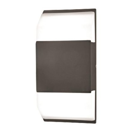 Απλίκα Τοίχου LED 5W 90x40x185 3000K IP54 Μαύρη PRO