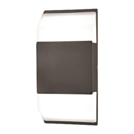 Απλίκα Τοίχου LED 5W 90x40x185 3000K IP54 Μαύρη PRO