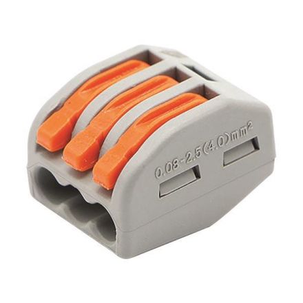 Κλεμμα Pct-213 3 Θεσεων Με Υποδοχη 0,80-2,5Mm 32Α 400V