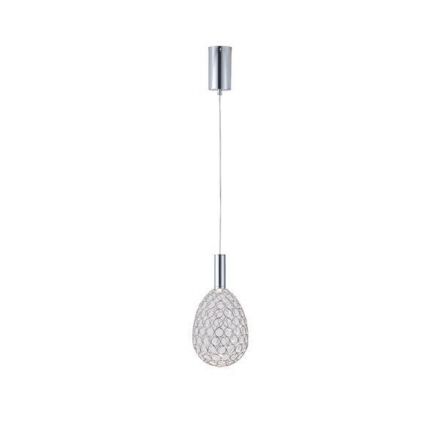 Φωτιστικό Μέταλλο Μονόφωτο Οβάλ LED 6,3W 648Lm 3000K - Ασημί - PERFORATO