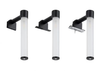 ELSA Απλίκα Καθρέπτη - Πίνακα 1 x G9 360° - IP44 - Μαύρο