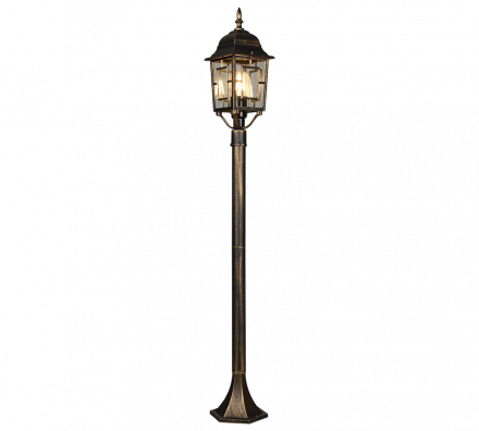 Trio Lighting Φωτιστικό Κολώνα LED 1xE27 VOLTURNO Αντικέ Σκουριά IP44 100cm
