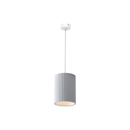 Inlight Κρεμαστό Φωτιστικό Λευκό Γύψο 1XΕ27 D:15cm (4062-White)