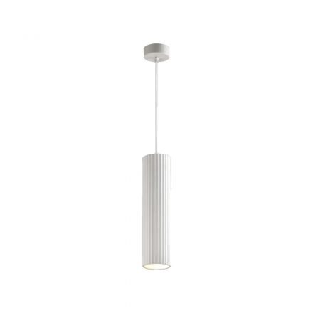 Inlight Κρεμαστό Φωτιστικό Λευκό Γύψο 1XGU10 D:30cm (4064-White)