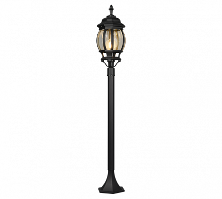 Trio Lighting Φωτιστικό Κολώνα LED 1xE27 ELVO Μαύρο Ματ IP44 100cm