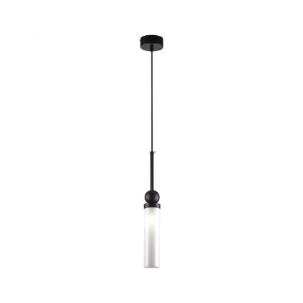 InLight Κρεμαστό Φωτιστικό LED 1xG9 Μαύρο Μέταλλο και Γυαλί D:49x200cm (4074-Black)