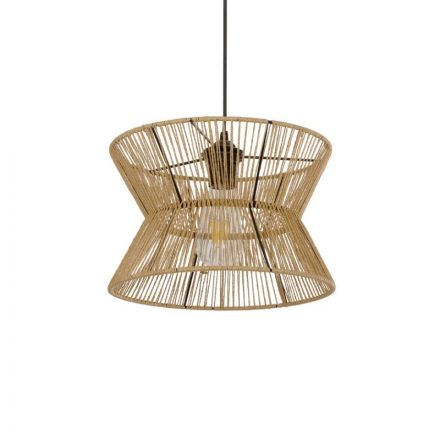 UPCONE 205-0055 Κρεμαστό Φωτιστικό Boho 1xE27 Μπεζ