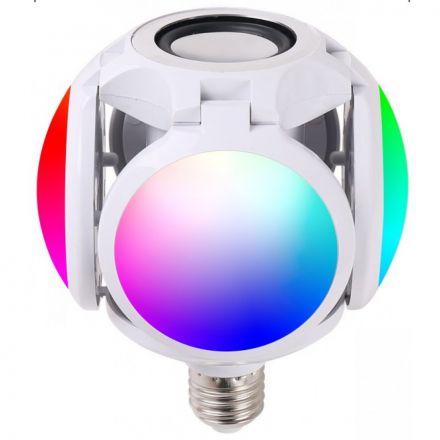 Spotlight Φωτιστικό E27 Rgb+White Με Bluetooth Speaker 30W