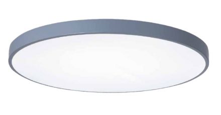 InLight Πλαφονιέρα Οροφής LED 32W 3CCT (by switch on base) από γκρι μέταλλο και ακρυλικό D:40cm (42035-C-Gray)