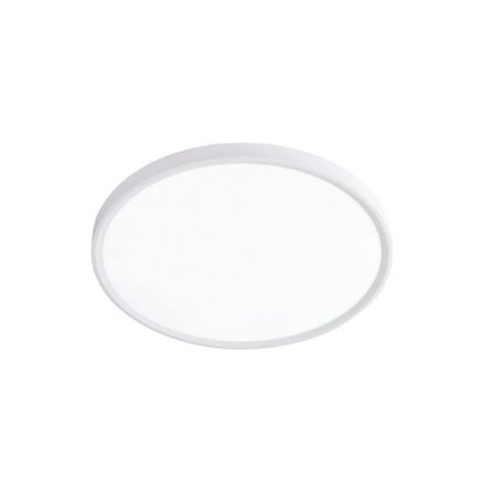 InLight Πλαφονιέρα οροφής LED 32W 3CCT (Με Διακόπτη) Λευκό D:40x2,5cm (42036-C-White)
