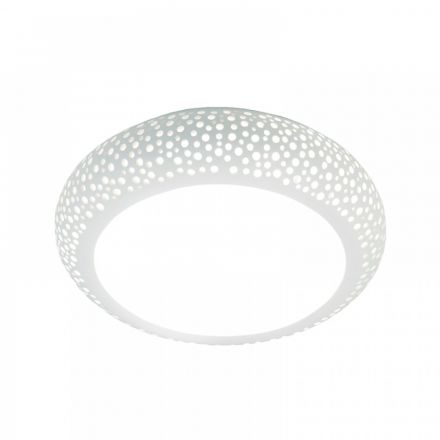 InLight Πλαφονιέρα Οροφής LED 3XE27 Γύψινο Λευκό D:40cm (42155-B)