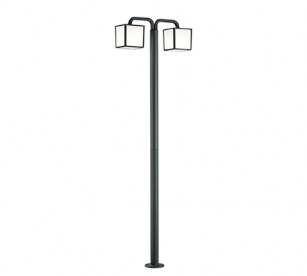 Trio Lighting Κολώνα - Φανάρι 2m CUBANGO 1xE27 LED 5W IP54