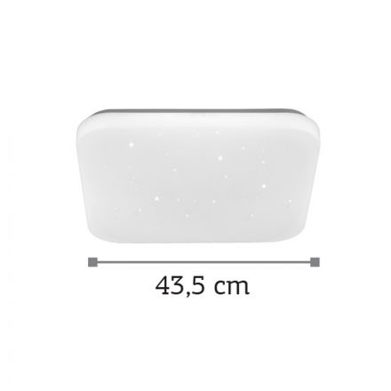 InLight Πλαφονιέρα οροφής από λευκό ακρυλικό (42163-B-Λευκό)