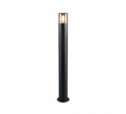 Trio Lighting Φωτιστικό Κήπου LED 1xE27 HOOSIC Μαύρο Ματ IP44 80cm