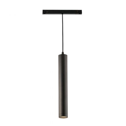 Μαγνητικό Μονόφωτο Ράγας 12W 3000K Μαύρο Dimmable