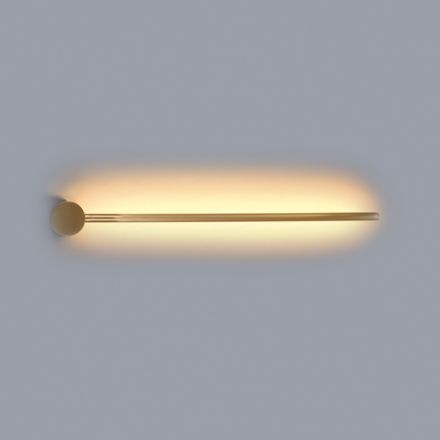 InLight Επιτοίχιο φωτιστικό από χρυσαφί μέταλλο (43015-GL)
