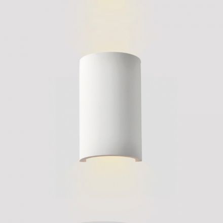 Inlight Επιτοίχιο Φωτιστικό Λευκό Γύψο 1XG9 D:21,5cm (43051-White)
