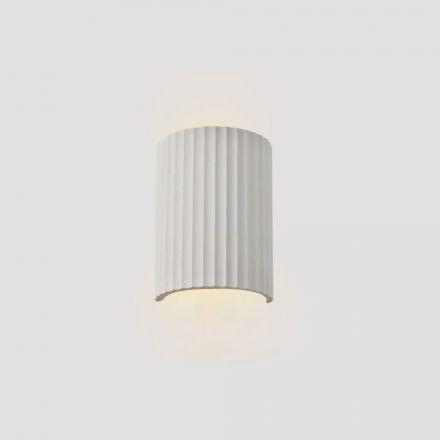 Inlight Επιτοίχιο Λευκό Φωτιστικό γύψο 2XGU10 D:22cm (43055-White)