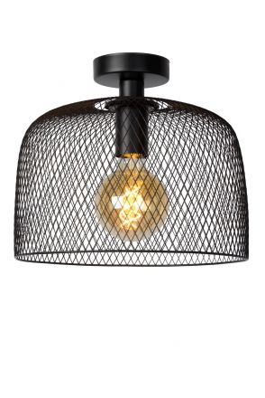 MESH - Flush Φωτιστικό Οροφής - Ø 29,5 cm - 1xE27 - Black