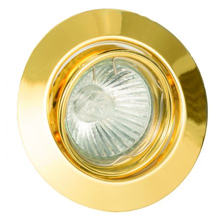 InLight Χωνευτό σποτ από χρυσό μέταλλο (43277-Χρυσό)