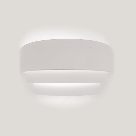 InLight Επιτοίχιο φωτιστικό λευκό από γύψο (43388)