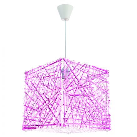 InLight Κρεμαστό φωτιστικό από ροζ plexiglass (4339-Ροζ)