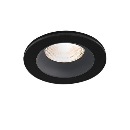 Στρογγυλό Χωνευτό LED Spot Tetra Μαύρο IP54