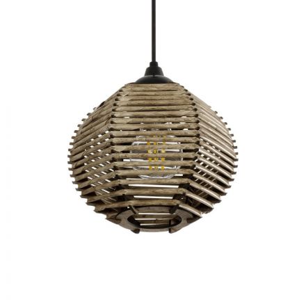 JUTTI 205-0041 Κρεμαστό Φωτιστικό Boho 1xE27 Μπεζ