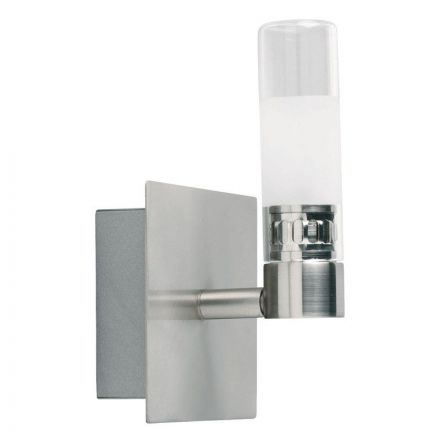 Φωτιστικό Μπάνιου Tube Max 33W G9 Διάφανο Σατινέ Γυαλί